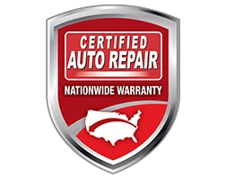 Image of Certified Auto Repair Nationwide Warranty Badge
