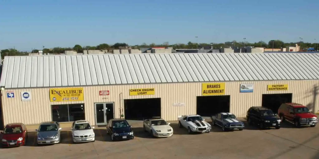 Photo of Excalibur Auto Repair in Austin TX - exterior view on sunny day